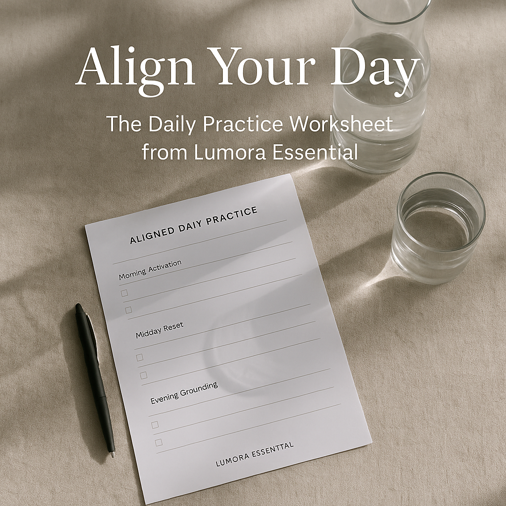 Your Daily Alignment Practice: Simple Habits for a Balanced Life