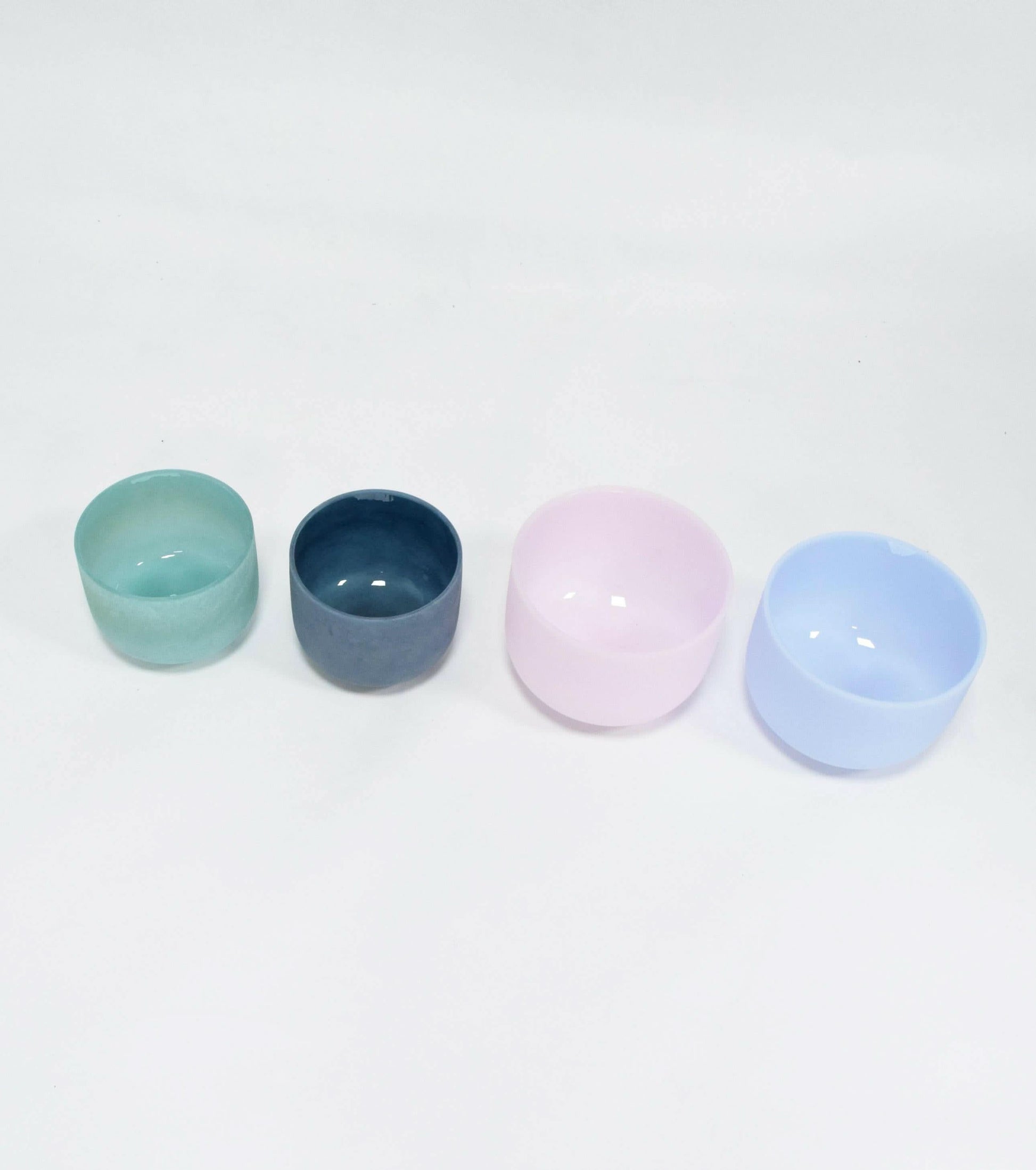 Crystal Singing Bowl Set - New Solfeggio Frequency Miracle Healing - Multi Crystal Imbued Alchemy Bowl Set