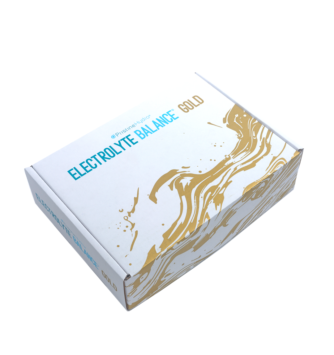 PristineHydro Electrolyte Balance Gold package, shown in the seller’s original product photo.
