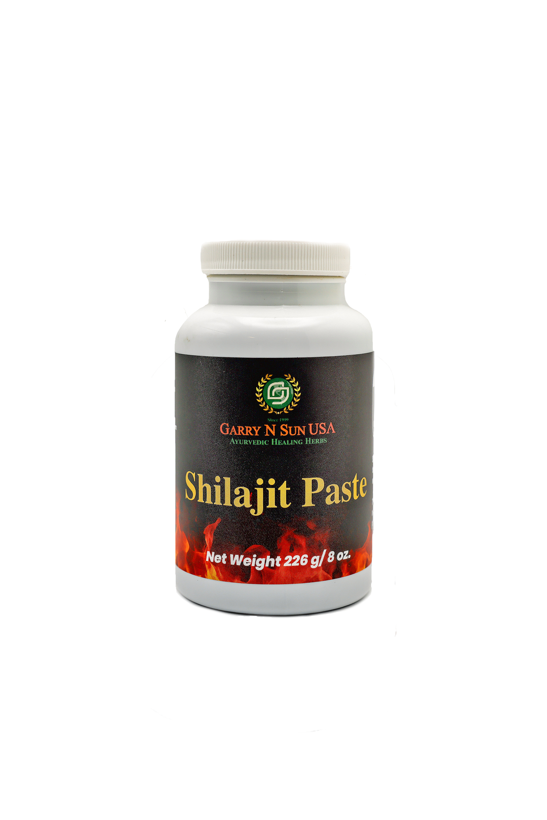 Garry N Sun USA Shilajit Paste bottle, shown in the original PristineHydro seller photograph.